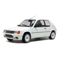 1:18 Peugeot 205 Mk.1 1.9L Rallye White 1988 - SOLIDO - S1801701