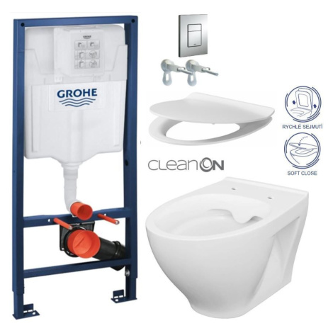GROHE Rapid SL WC CERSANIT CLEANON MODUO + SEDÁTKO 38772001 MO1