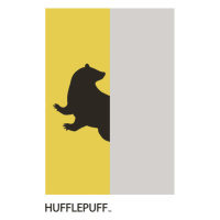 Umělecký tisk Harry Potter - Hufflepuff, 26.7 × 40 cm