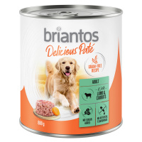 Briantos Delicious Paté 24 x 800 g, 20 + 4 zdarma - jehněčí s mrkví