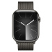 Apple Watch Series 9 Cellular 45mm Grafitová ocel s grafitovým milánským tahem Grafitová