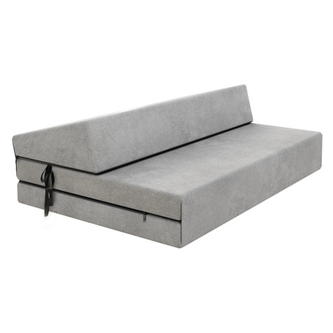 FDM Skládací matrace a pohovka SUZI COMFORT TRINITY 121 cm šedá