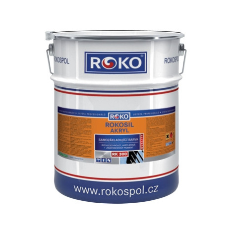 Barva samozákladující Rokosil akryl 3v1 RK 300 1000 bílá, 0,3 l ROKOSPOL