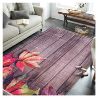 Krásny pestrofarebný koberec s motívom lístia Šířka: 180 cm | Délka: 280 cm
