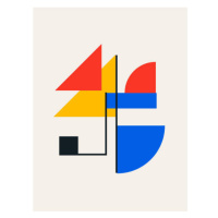 Ilustrace Abstract modern Bauhaus posters or print., undefined undefined, 30 × 40 cm