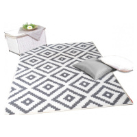 WI Kusový koberec Hevus bílá s šedou - 120 x 170 cm