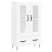 vidaXL Skříň highboard bílá 69,5 x 31 x 115 cm kompozitní dřevo