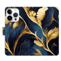 iSaprio flip pouzdro GoldBlue pro iPhone 15 Pro