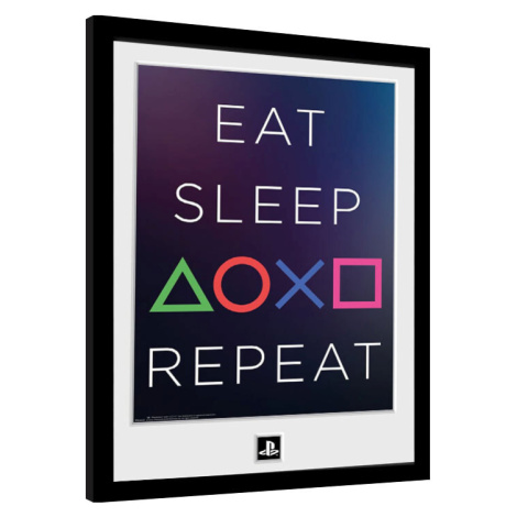 Obraz na zeď - Playstation - Eat Sleep Repeat GB Eye