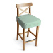 Dekoria Sedák na židli IKEA Ingolf - barová, eukalyptová zelená, barová židle Ingolf, Loneta, 13