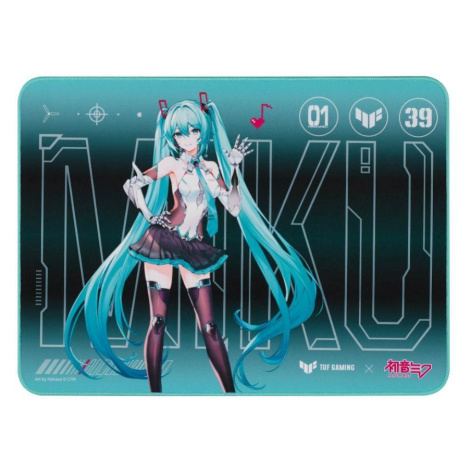 ASUS podložka pod myš TUF GAMING P1 Hatsune Miku Edition, 260x360x2mm, textil