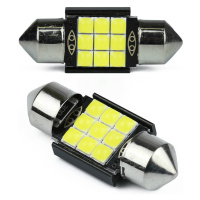 LED autožárovka C5W 9 SMD 3030 3D 36 mm