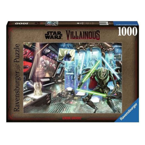 Puzzle Star Wars Villainous - Generál Grievous, 1000 dílků RAVENSBURGER