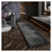 Flair Rugs koberce Běhoun Indulgence Velvet Graphite - 60x230 cm