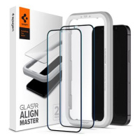 Spigen Glas tR ALM FC Black 2P iPhone 12 Pro Max