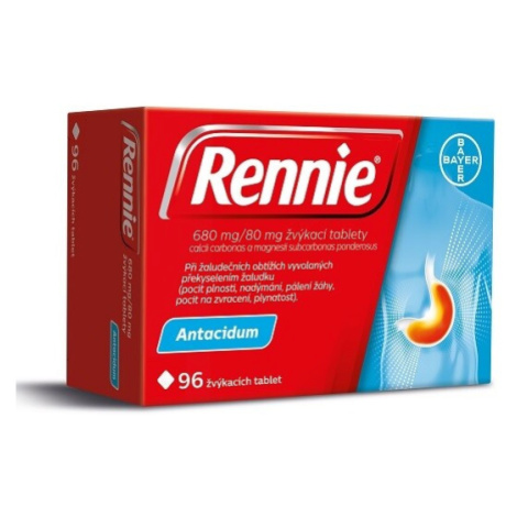 RENNIE 680MG/80MG TBL MND 96 Bayer