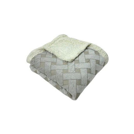 Rosh Beránková deka Pletený sen 200 × 230 cm, béžová