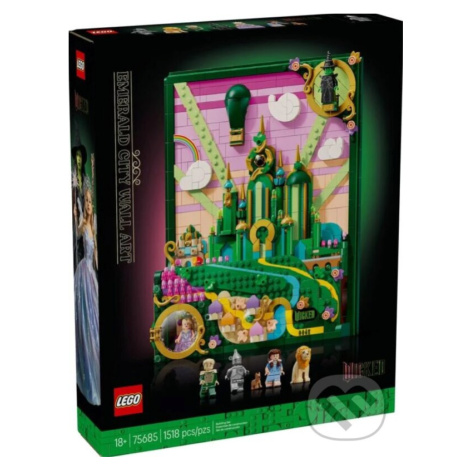 LEGO® Wicked 75685 Nástenné umenie: Emerald City,LEGO® Wicked 75685 Nástenné umenie: Emerald Cit