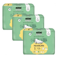 MUUMI BABY 1 Newborn 2-5 kg měsíční balení eko plen 75 ks