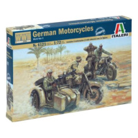 Model Kit figurky 6121 - WWII - GERMAN MOTORCYCLES (1:72)