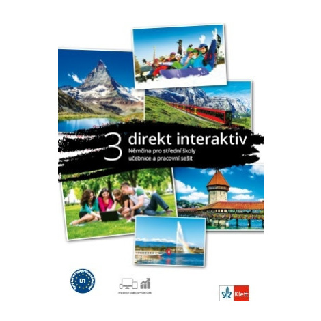 Direkt interaktiv 3 (B1) – učebnice s prac. sešitem + MP3/Videa ke stažení + žák. licence (24 mě Klett nakladatelství