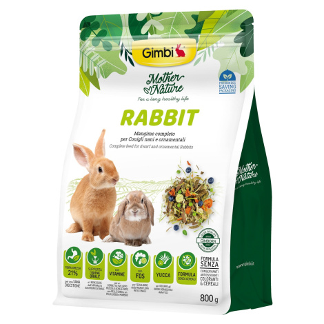 Gimbi Mother Nature Rabbit- krmivo pro králíky 800 g Gimborn