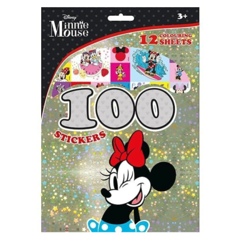 Minnie - 100 samolepek s omalovánkovými listy, 1.  vydání JM - Jiří Models