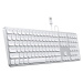 Satechi Aluminium Wired USB Keyboard ST-AMWKS Stříbrná