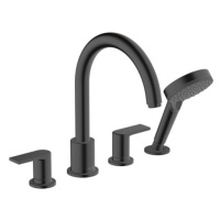 Vanová baterie Hansgrohe Vernis Shape se sprchovým setem černý mat 71459670