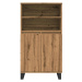 vidaXL Skříň highboard dub artisan 60 x 36 x 110 cm kompozitní dřevo