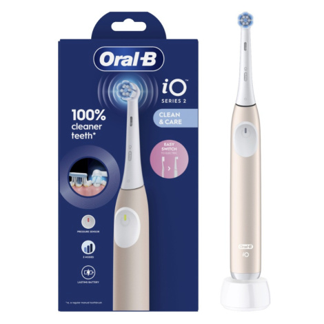 Oral-B iO 2 elektrický zubní kartáček světle růžový