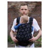 Kinder Hop Rostoucí ergonomické nosítko Multi Grow Dots Dark Grey 100% bavlna, žakár