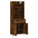 vidaXL Skříň highboard kouřový dub 69,5 x 34 x 180 cm kompozitní dřevo