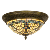 Clayre&Eef Kulaté stropní světlo Kimberly, Tiffany styl 38 cm