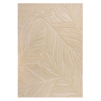 Flair Rugs koberce Kusový koberec Solace Lino Leaf Natural - 200x290 cm