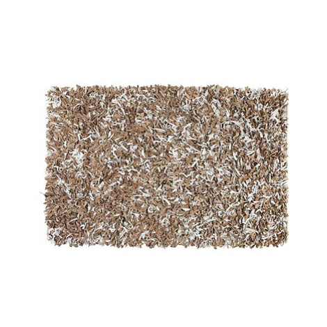 Kožený koberec 160 x 230 cm hnědá/šedá MUT, 302532 BELIANI