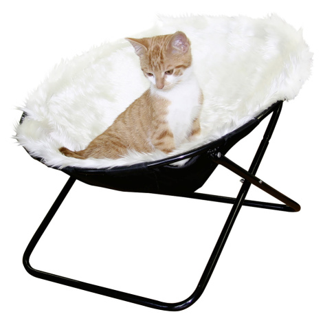 Sharon pohodlná rozkládací židle pro kočky - Ø 50 cm bílá Kerbl
