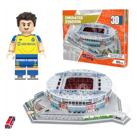 Fotbalový stadion Emirates Fc Arsenal Londýn Puzzle 3D 85 el Bonus