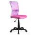 Dětská židle na kolečkách DINGO – bez područek, více barev Fialová
