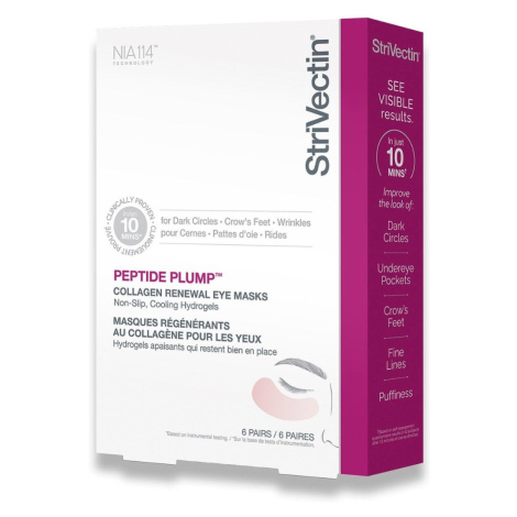 StriVectin Peptide Plump Collagen Renewal Eye Mask oční maska 6 ks