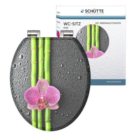 Schütte Záchodové prkénko se zpomalovacím mechanismem (orchidej) SCHÜTTE
