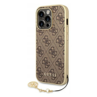 Guess GUHCP14LGF4GBR iPhone 14 Pro 6,1 hnědá/brown hardcase 4G Charms Co