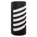 NOVA LUCE venkovní nástěnné svítidlo LUPO černý hliník akrylový difuzor LED 10W 3000K 220-240V 6