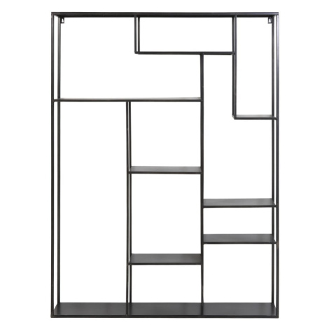 Černá patrová kovová police Talara – Light & Living