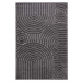 Antracitový koberec 67x120 cm Iconic Wave – Hanse Home