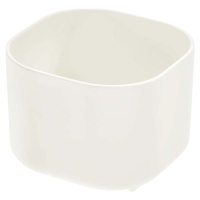 Bílý úložný box iDesign Eco Bin, 9,14 x 9,14 cm
