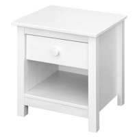 IDEA nábytek noční stolek torino bílý