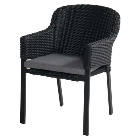 Černá plastová zahradní židle Cairo – Hartman