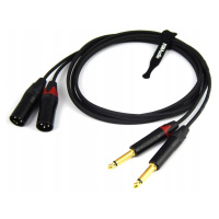 Cordial Kabel 2x Xlr Samec Jack Neutr 7,5m