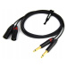 Cordial Kabel 2x Xlr Samec Jack Neutr 7,5m